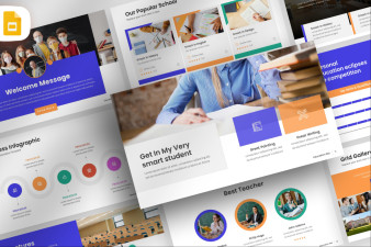 Multicolor Campus Education Google Slide Template